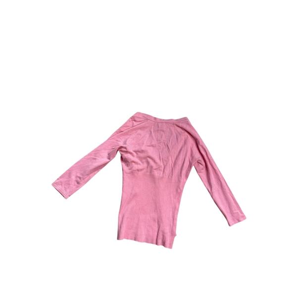 I.N.C Women's Pink Surplice Blouse Long Sleeve Casual Top Size M balletcore - Picture 3 of 5